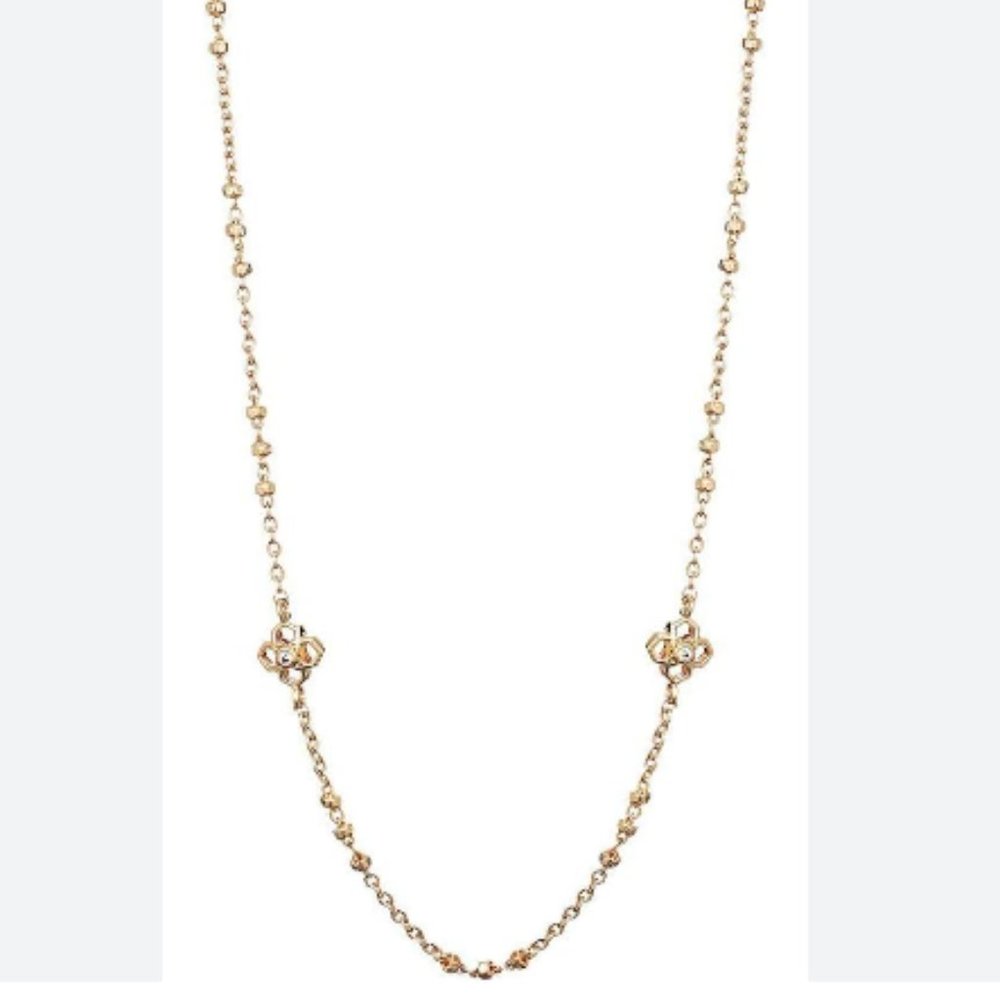 Kendra Scott Rue Long Strand Necklace In Gold